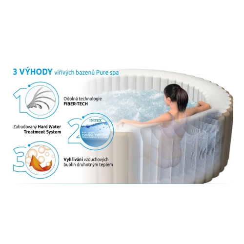 Nafukovací vířivka Intex Pure Spa – Bubble HWS – 28404EX/28426EX 11400217