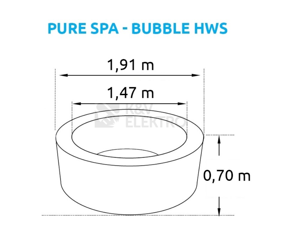 Obrázek produktu Nafukovací vířivka Intex Pure Spa - Bubble HWS - 28404EX/28426EX 11400217 1