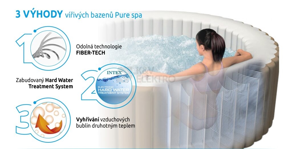 Obrázek produktu Nafukovací vířivka Intex Pure Spa - Bubble HWS - 28404EX/28426EX 11400217 5