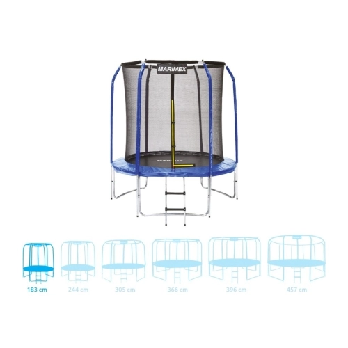 Trampolína Standard 183 cm 2022 Marimex 19000102 s ochrannou sítí a schůdky (obrázek 4)