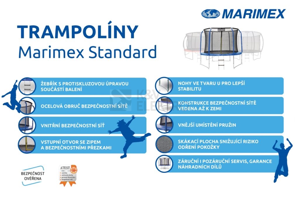 Obrázek produktu Trampolína Standard 183 cm 2022 Marimex 19000102 3