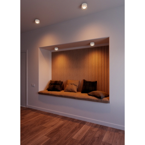 Stropní LED svítidlo NORDLUX Landon Smart bílé IP44 8W 2700K/4000K/6500K 2110840101