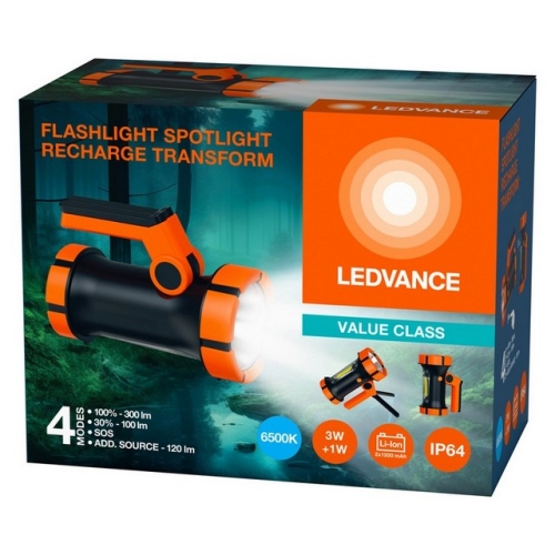 LED svítilna LEDVANCE FLASHLIGHT SPOTLIGHT TRANSFORM 2400mAh IP64
