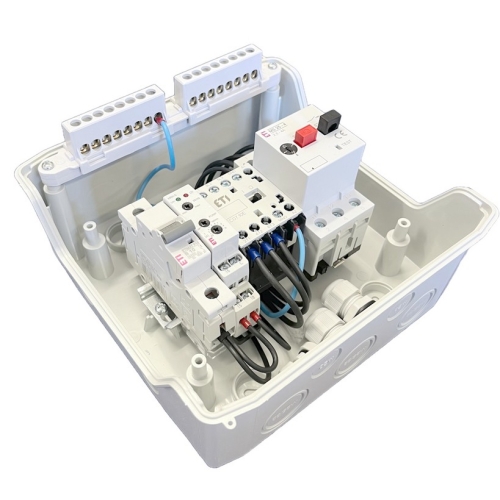 Vybavený rozvaděč pro kontrolu hladiny 0,75kW IP65 ETI HRH-ECH-MS2-CEC 004483600