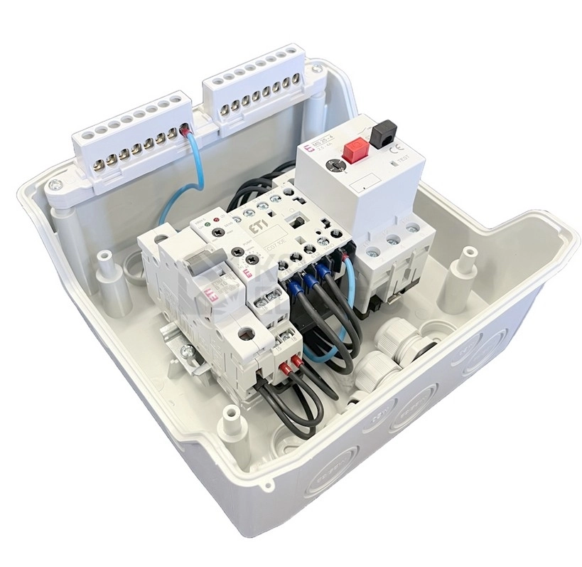 Obrázek produktu Vybavený rozvaděč pro kontrolu hladiny 0,75kW IP65 ETI HRH-ECH-MS2-CEC 004483600 2