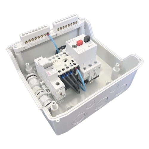 Vybavený rozvaděč pro plovákové a digitální tlakové spínače 0,75kW IP65 ETI TPS-ECH-MS2-CEC 004483610 (obrázek 3)