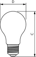 LED žárovka E27 Philips A60 7,2W (75W) teplá bílá (2200-2700K) stmívatelná DimTone (obrázek 3)