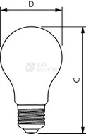 Obrázek produktu LED žárovka E27 Philips A60 7,2W (75W) teplá bílá (2200-2700K) stmívatelná DimTone 1
