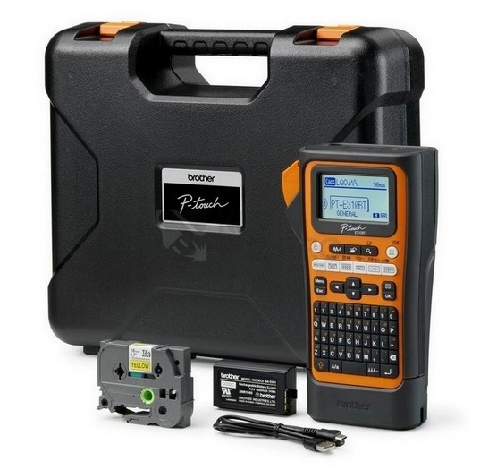 Obrázek produktu Štítkovač Brother PT-E310BTVP Bluetooth s kufříkem 0
