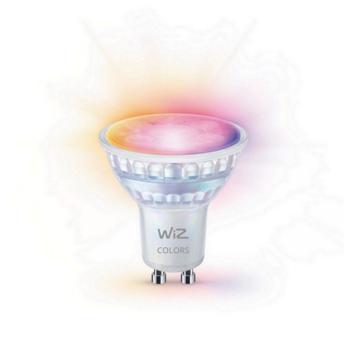 Chytrá LED žárovka GU10 WiZ PAR16 4,7W (50W) 2200-6500K/RGB WiFi stmívatelná, reflektor 36°