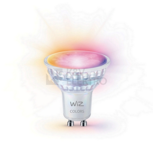 Chytrá LED žárovka GU10 WiZ PAR16 4,7W (50W) 2200-6500K/RGB WiFi stmívatelná, reflektor 36°