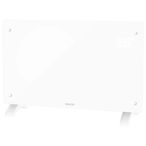 Chytrý skleněný WiFi přímotop SENCOR SCF 4240WH bílý 1000-2000W