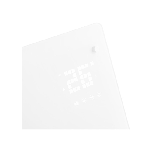 Chytrý skleněný WiFi přímotop SENCOR SCF 4240WH bílý 1000-2000W