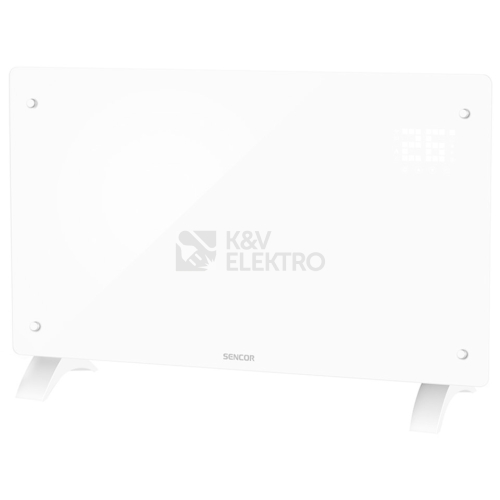  Chytrý skleněný WiFi přímotop SENCOR SCF 4240WH bílý 1000-2000W