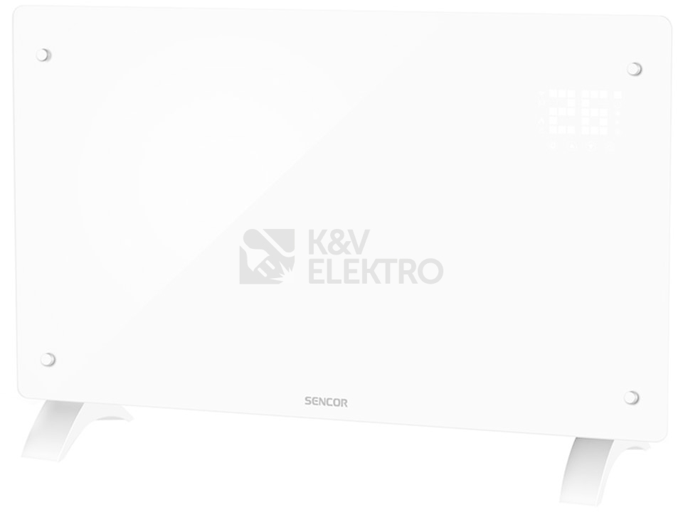 Obrázek produktu  Chytrý skleněný WiFi přímotop SENCOR SCF 4240WH bílý 1000-2000W 0