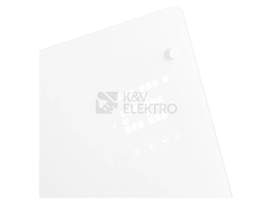 Obrázek produktu  Chytrý skleněný WiFi přímotop SENCOR SCF 4240WH bílý 1000-2000W 2