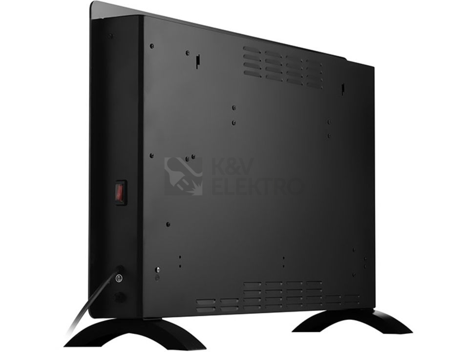 Obrázek produktu  Chytrý skleněný WiFi přímotop SENCOR SCF 4241BK černý 1000-2000W 1