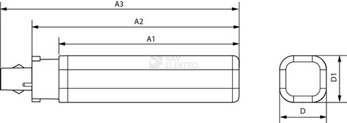 Obrázek produktu LED žárovka G24q-1 Philips PLC 5,5W (13W) teplá bílá (3000K) 1