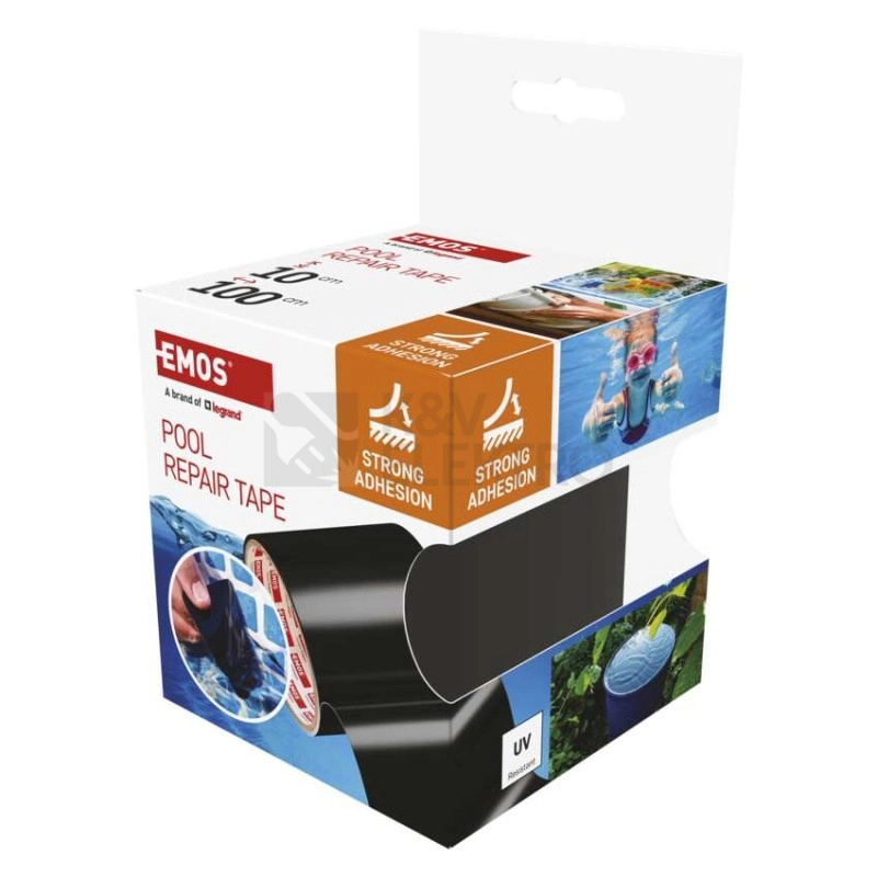 Obrázek produktu Opravná lepící páska na bazény 1m x 100mm černá EMOS F6110 1