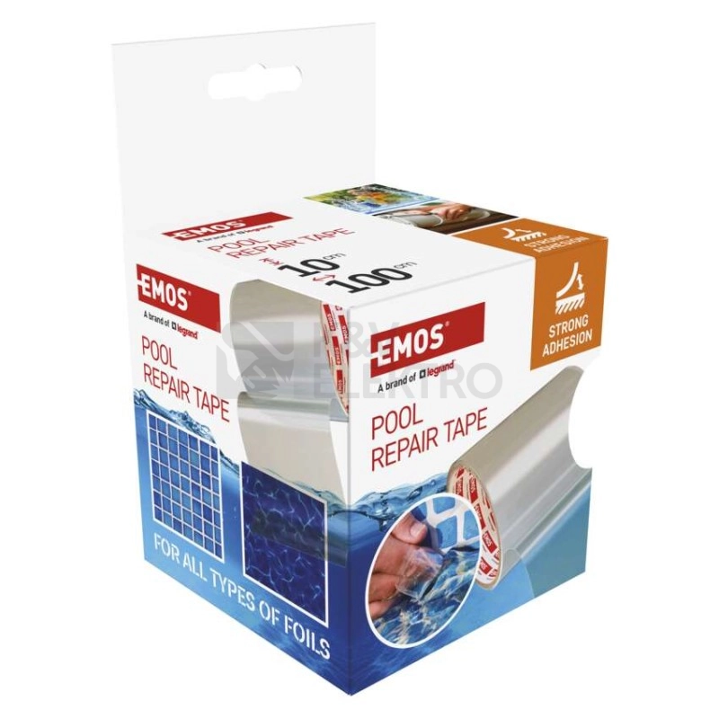 Obrázek produktu Opravná lepící páska na bazény 1m x 100mm průhledná EMOS F6100 1