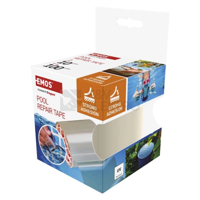 Obrázek produktu Opravná lepící páska na bazény 1m x 100mm průhledná EMOS F6100 10