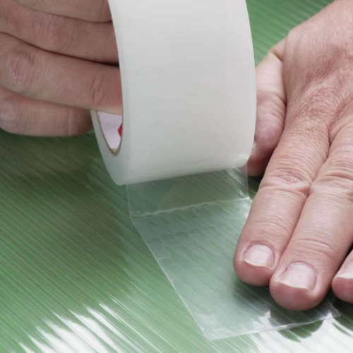 Opravná lepící páska na polykarbonát a sklo 25m x 50mm průhledná EMOS F6200 (obrázek 7)