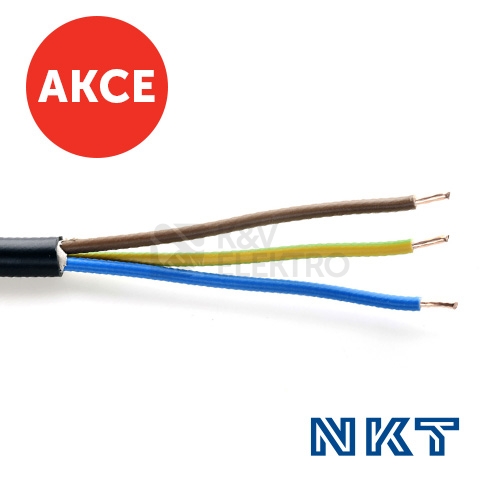 Kabel NKT CYKY-J 3x1,5 (CYKY 3Cx1,5) 50m