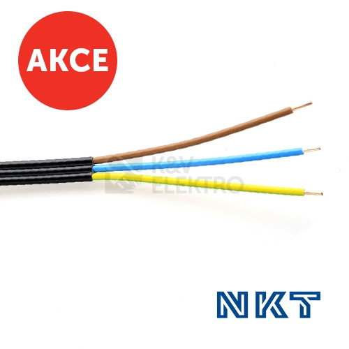 Obrázek produktu Kabel NKT CYKYLo-J 3x1,5 (CYKYLo 3Cx1,5) 100m 0