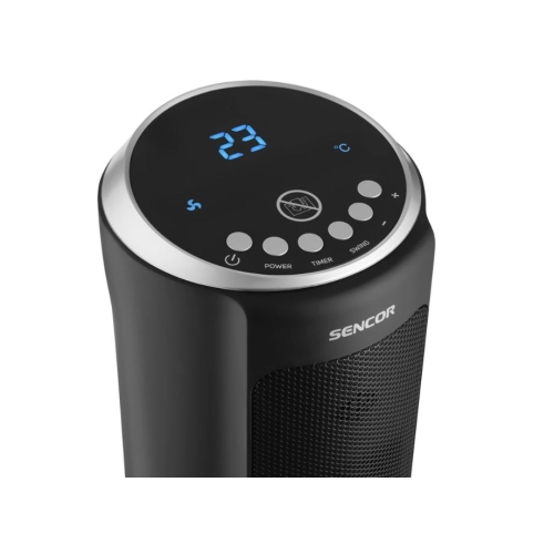 Teplovzdušný ventilátor s oscilací SENCOR SFH 8990BK 1300/2000W černý
