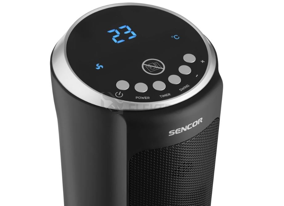 Obrázek produktu Teplovzdušný ventilátor s oscilací SENCOR SFH 8990BK 1300/2000W černý 1