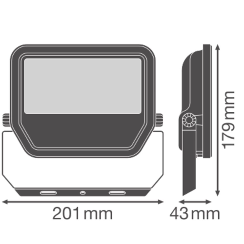 LED reflektor LEDVANCE FLOODLIGHT černý 41W/27W 6000lm/4000lm 4000K neutrální bílá IP66 (obrázek 10)