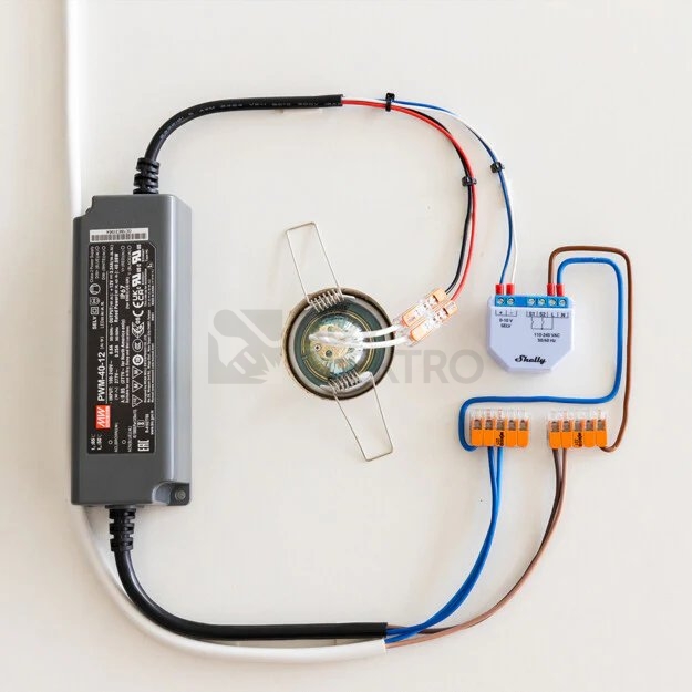 Obrázek produktu Stmívač Shelly Dimmer 0-10V 0-10V paměť 4MB WiFi 1