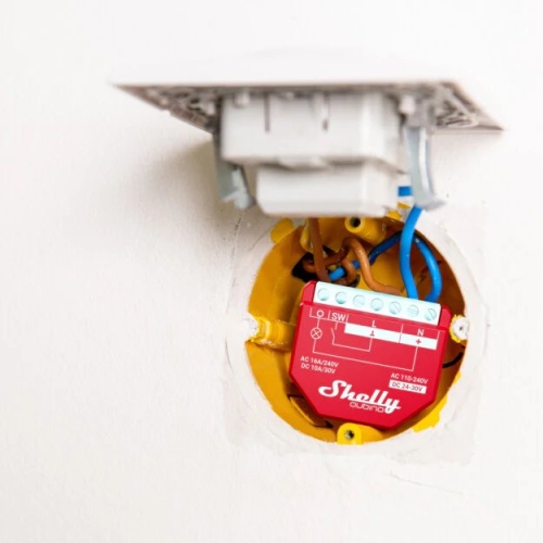 Spínací modul Shelly Wave 1PM 1 kanál 16A měření spotřeby Z-Wave