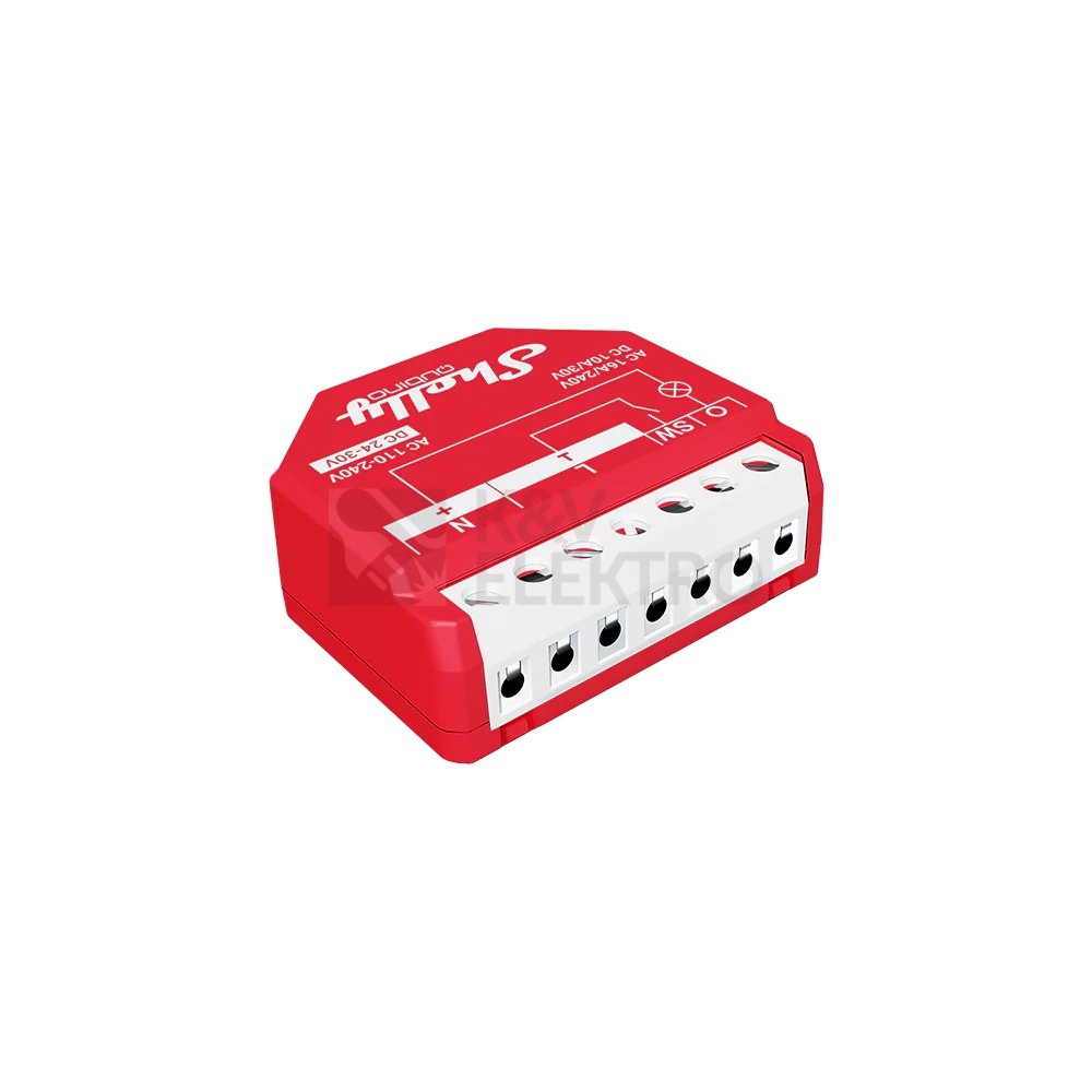Obrázek produktu Spínací modul Shelly Wave 1PM 1 kanál 16A měření spotřeby Z-Wave 0