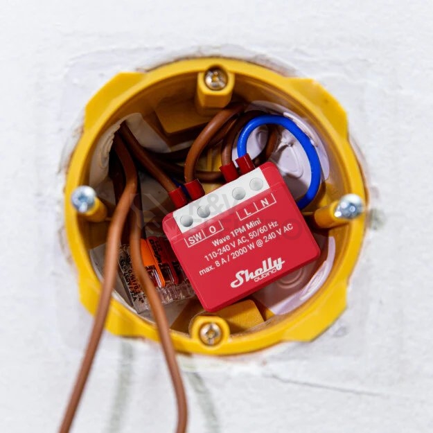 Obrázek produktu Spínací modul Shelly Wave 1PM Mini Z-Wave 1