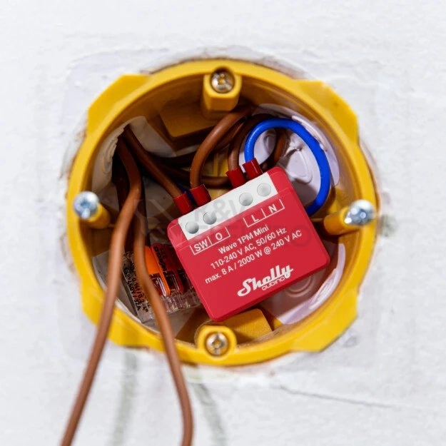 Obrázek produktu Spínací modul Shelly Wave 1PM Mini Z-Wave 1