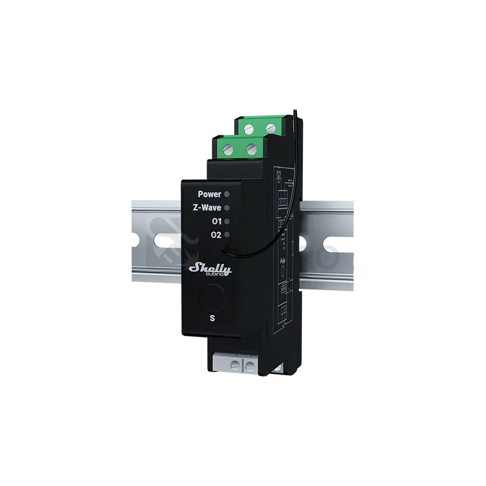 Obrázek produktu Žaluziový modul na DIN Lištu Shelly Wave PRO Shutter 110 - 240 V AC 0