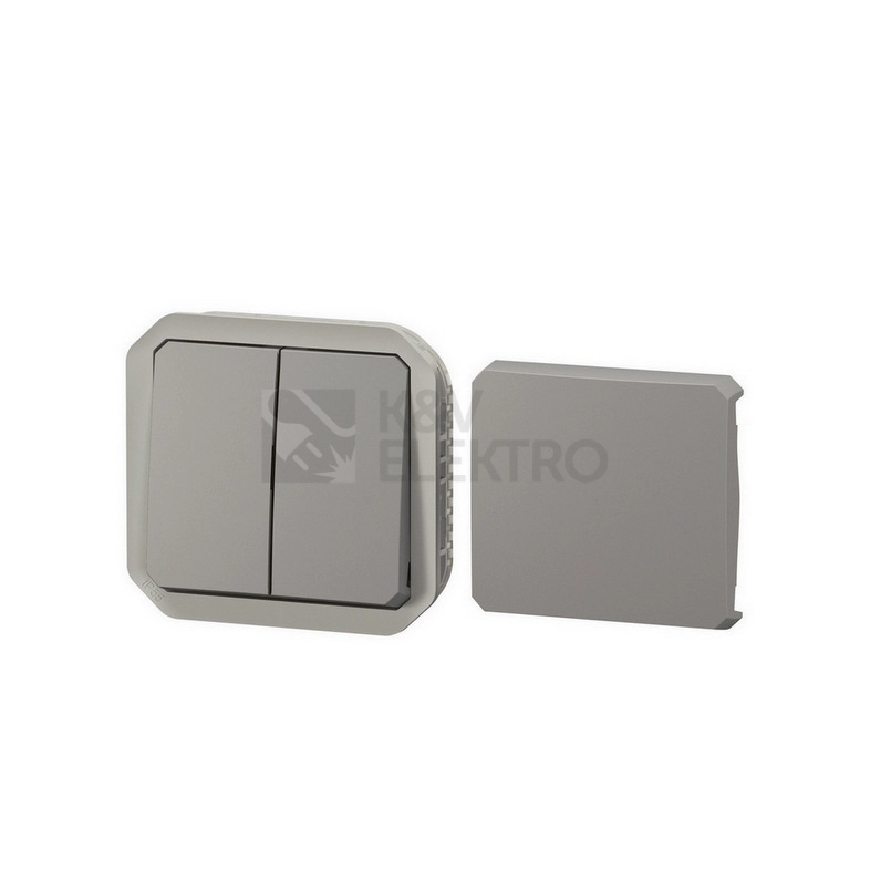 Obrázek produktu Legrand Plexo IP55 multifunkční spínač 5v1 šedá 069506L 0
