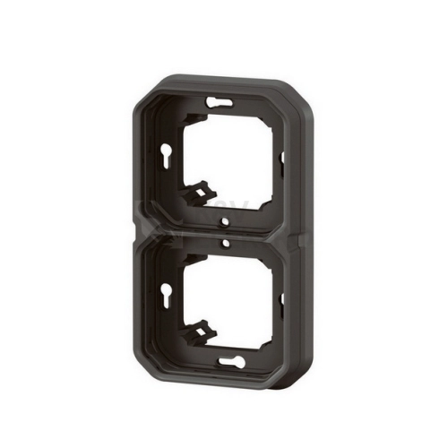 Legrand Plexo IP55 dvojrámeček pro zapuštěnou montáž antracit 069607L