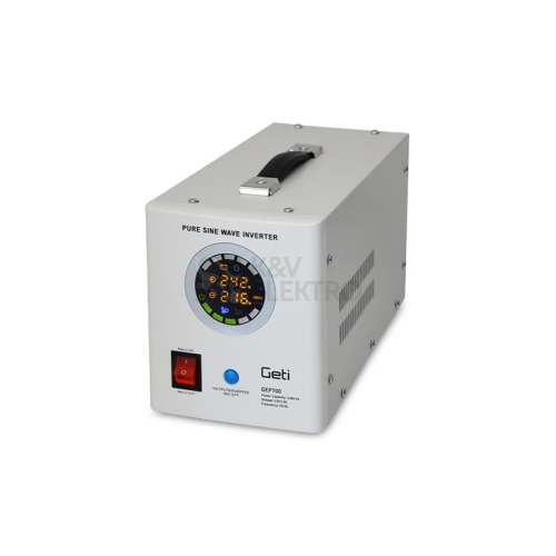 Zdroj záložní GETI GEP700 sinus 700W