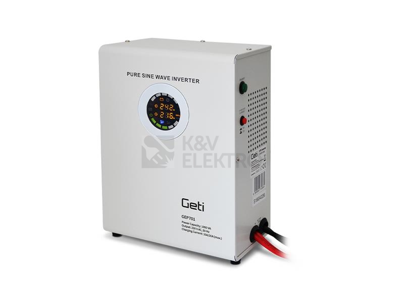 Obrázek produktu Zdroj záložní GETI GEP701 sinus 700W nástěnný 0