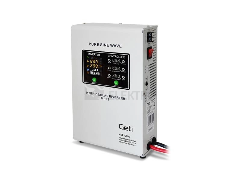 Obrázek produktu Zdroj záložní GETI GEP501PV sinus 500W nástěnný 0