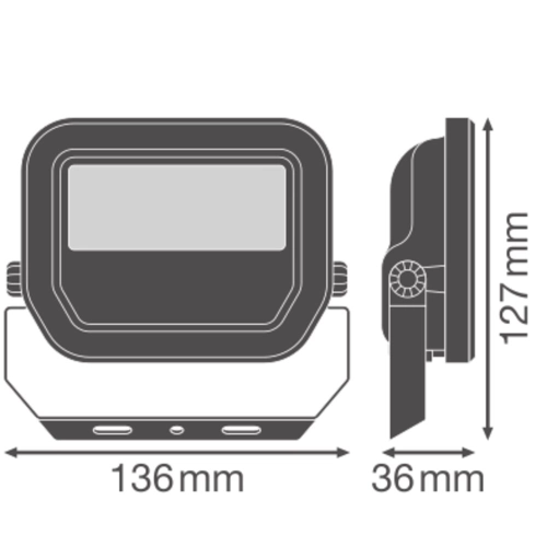 LED reflektor LEDVANCE FLOODLIGHT bílý 8W/6W 1200lm/850lm 4000K neutrální bílá IP66 (obrázek 10)