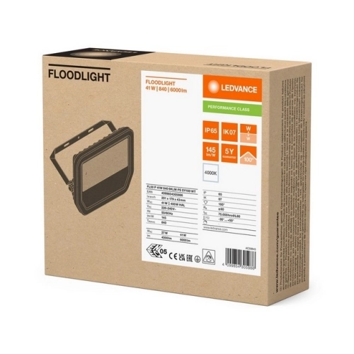 LED reflektor LEDVANCE FLOODLIGHT bílý 41W/27W 6000lm/4000lm 4000K neutrální bílá IP66 (obrázek 2)