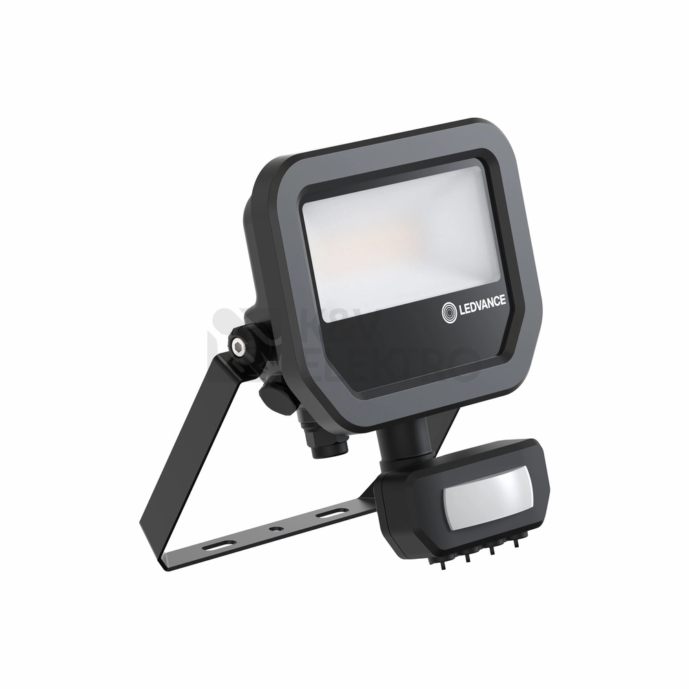 Obrázek produktu LED reflektor s pohybovým čidlem LEDVANCE FLOODLIGHT černý SENSOR 8W/6W 1100/780lm 3000K teplá bílá IP65 0