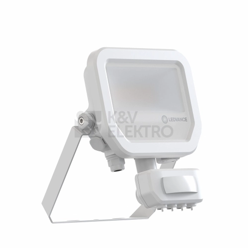 LED reflektor s pohybovým čidlem LEDVANCE FLOODLIGHT bílý SENSOR 8W/6W 1200/850lm 4000K neutrální bílá IP65