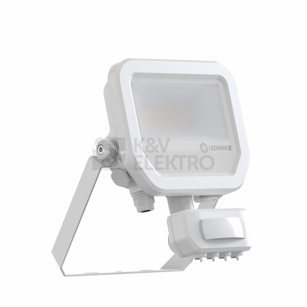 Obrázek produktu LED reflektor s pohybovým čidlem LEDVANCE FLOODLIGHT bílý SENSOR 8W/6W 1200/850lm 4000K neutrální bílá IP65 0