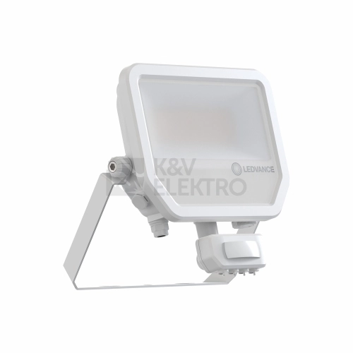 LED reflektor s pohybovým čidlem LEDVANCE FLOODLIGHT bílý SENSOR 41W/27W 5500/3670lm 3000K teplá bílá IP65