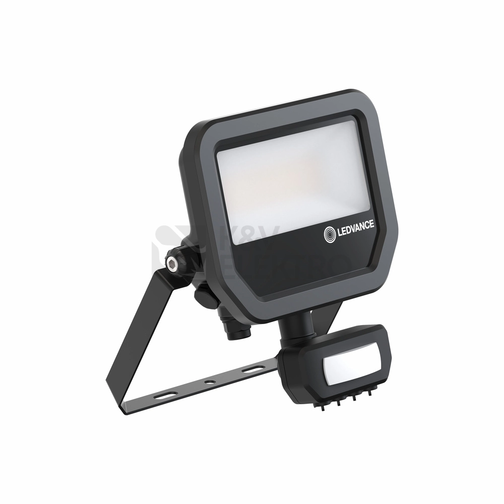 Obrázek produktu LED reflektor s pohybovým čidlem LEDVANCE FLOODLIGHT SENSOR černý 17W 2400lm 4000K neutrální bílá IP65 0