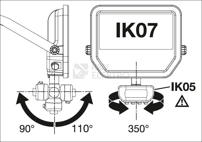 Obrázek produktu LED reflektor s pohybovým čidlem LEDVANCE FLOODLIGHT SENSOR černý 17W 2400lm 4000K neutrální bílá IP65 5